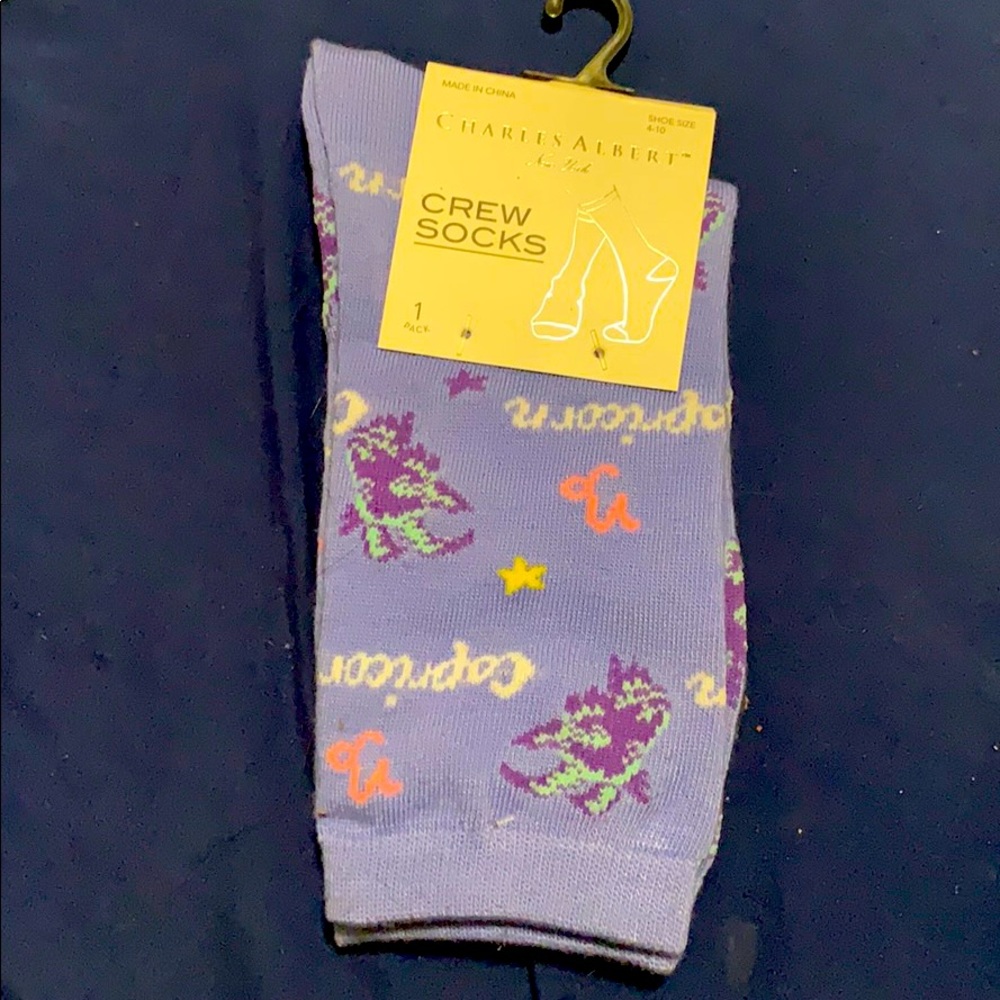 Crewneck Calf-Height Capricorn Socks